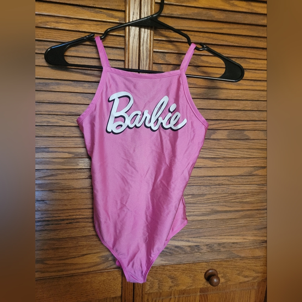 Barbie Pink Kids Swimsuit Size 11/12